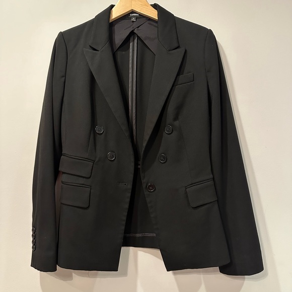 Express Women's Blazer In Black - Picture 3 of 6